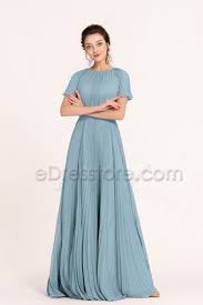 Sea Glass Blue Bridesmaid Dresses