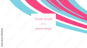 abstract business card tlate with