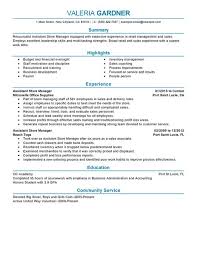 Assistant Store Manager Cover Letter Examples for Retail   LiveCareer Bluntforceit Com     Wonderful Retail Management Resume Examples Sales Associate Resume  Sample    