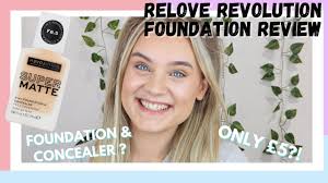 new revolution relove foundation only