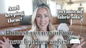 review of my new leather sofas am i