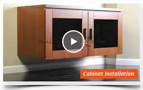 How To Mount Av Cabinet To Wall