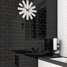 Merola Tile Crown Heights Glossy Black