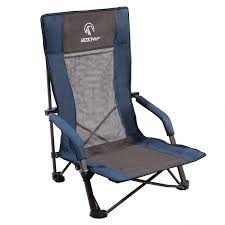 Redcamp Low Beach Chair Folding Lightweight With High Back Portable Outdoor Concert Chair For Adults Camping Backpacking Sand Walmart Com Walmart Com