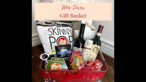 how to make a wine gift basket diy