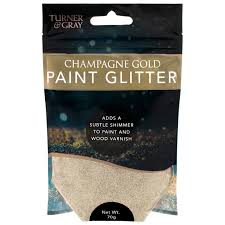 Turner Gray Paint Glitter 70g Gold