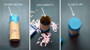 make confetti poppers without balloons