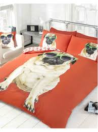 Sweet Pug King Size Duvet Cover And