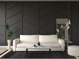color furniture goes with black wall