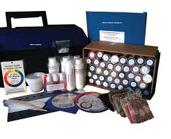 carpet dye kit with training video over