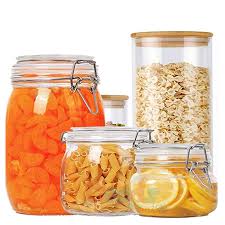 Airtight Food Storage Glass Jars