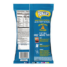 3x bags bugles ranch flavor crispy