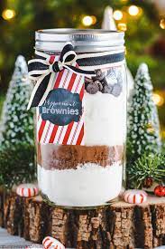 peppermint brownies mason jar gifts a