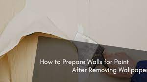 removing wallpaper and painting