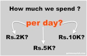 how to calculate daily expense for self
