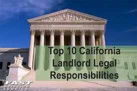 top 10 california landlord legal