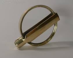 Antique French Folding Brass Magnifying