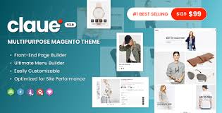 claue clean and minimal magento theme