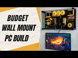 Custom Wall Mount Gaming Pc Build In