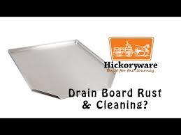 stainless steel drain board cleaning