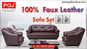 100 faux leather sofas poj furniture