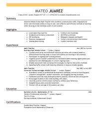 Related Free Resume Examples Resume Resource