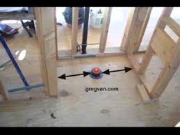 Toilet Rough Framing Tips