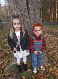 chucky and the bride kids costume