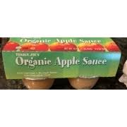 trader joe s organic apple sauce