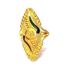 gold plated wedding finger ring