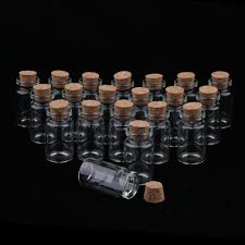 20 pieces 10ml mini cork stoppers