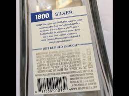 1800 silver tequila reserva 375ml empty