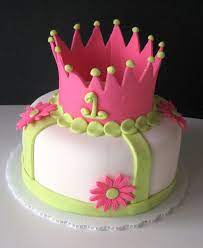 Heavenly Bites Cakes Princess 1st Birthday gambar png