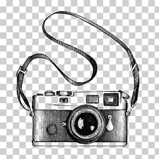camera white monochrome black png
