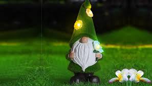 Solar Powered Light Up Garden Gnome 4