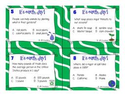 1000 trivia questions to test your g. 4th Grade Earth Day Scoot Game Environmental Trivia Facts By Jb Creations