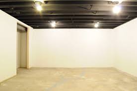 Paint An Exposed Basement Ceiling Black