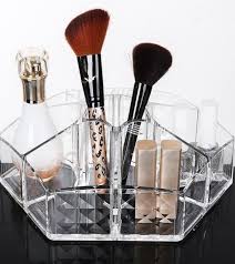 acrylic cosmetic organizer makeup brush