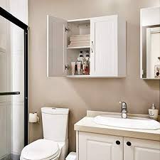 Get the best deals on wall mounted cabinets. Yaheetech Bathroom Medicine Cabinet 2 Door Wall Mounted Storage Cabinet With Adjustable Shelf 23 4in L X 12 2in W X 23 4in H White Pricepulse