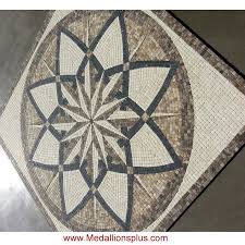 36 square mosaic medallion