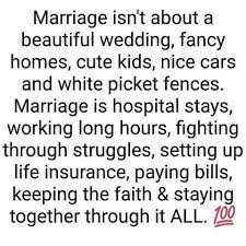 We're together for the long haul. Image May Contain Text Love And Marriage Marriage Memes Quotes