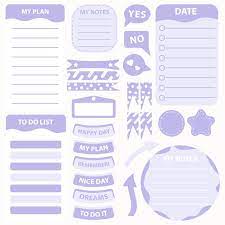 premium vector cute paper note and