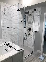 Modern Matte Black Shower In Maryland