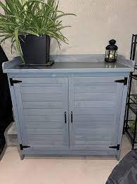 Garden Patio Wooden Storage Cabinet