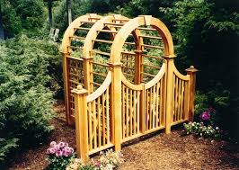 Wooden Arbor Gate Custom Made By New