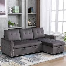 reversible sleeper sofa bed sectional