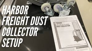 harbor freight dust collector setup