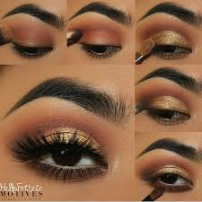 gorgeous neutrals eye shadow look with
