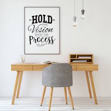 Looking for quotes on trusting the process in life? Hold The Vision Trust The Process Quote Decal Kanded Walls