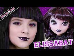 monster high elissabat doll makeup